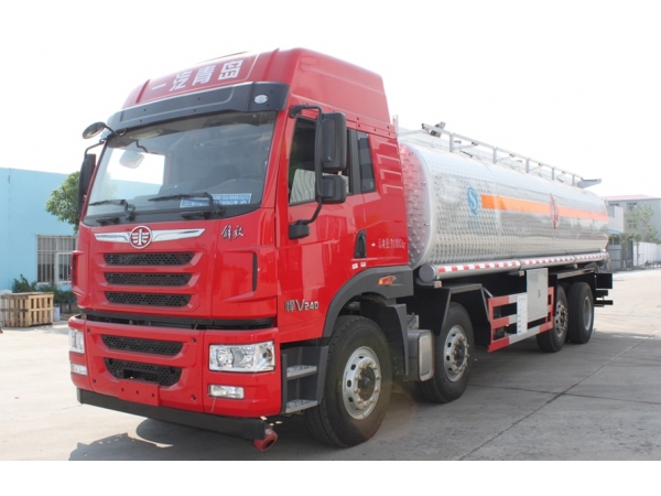 FAW 35000L 4 axles aluminum heavy duty oil tanker truck