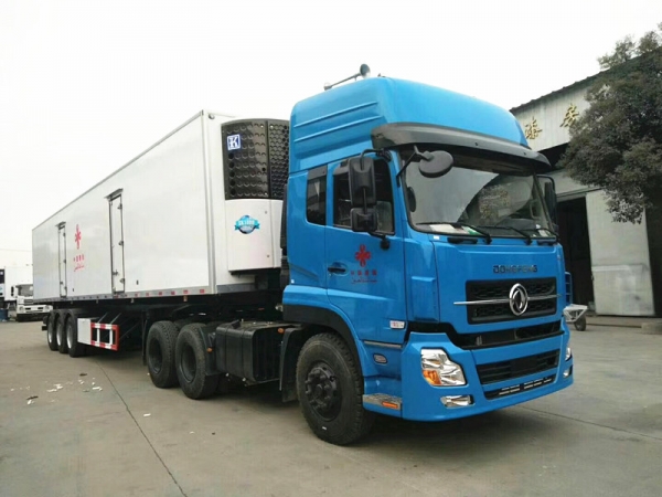 CLW Heavy Duty 3 Axles 45T Refrigerator Truck Trailer