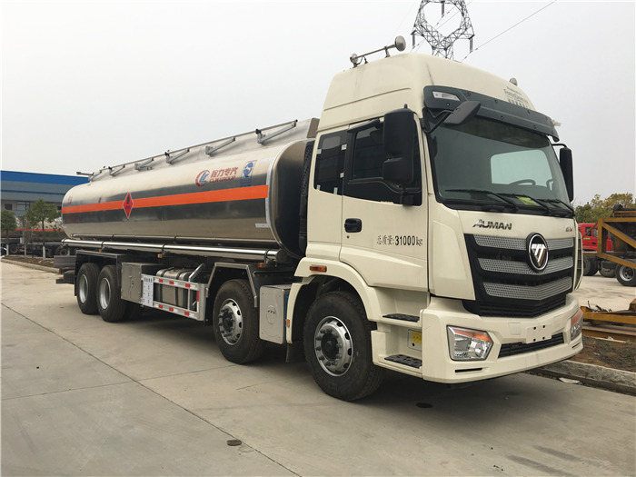 Foton 8x4 30000L Aluminum Alloy Oil Tank Truck