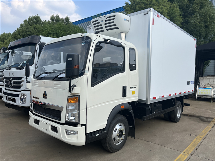 HOWO RHD 4x2 Small Refrigerated Van Truck