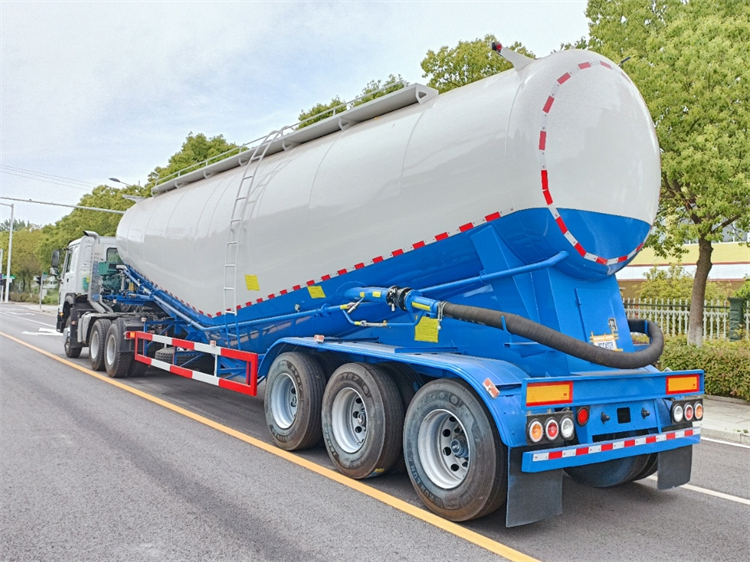 3 Axles 60m3 Bulk Cement Tanker Semi Trailer